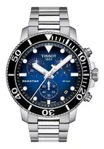 Reloj Tissot Para Hombre Seastar Ceramic Sport Silver T12041