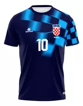 Camisa Croacia Azul Modric 10