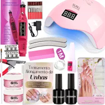 Kit De Unhas Gel Completo Quite Inicie Alongamentos De Unhas