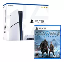 Consola Ps5 Slim Con Lector De Discos + God Of War Ragnarok