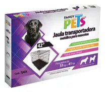 Jaula Metalica Plegable Para Perro 42in 108.5cm X 70.5cmx77c