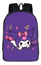 Bolsa De Estudiante Kuromi De 16 Pulgadas