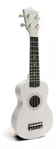 Ukelele Femmto Soprano En Tilo Con Funda Y Cuerdas Extras Color Blanco