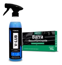 Massa Claybar V-bar 100g Vonixx + V-lub Lubrificante 500ml