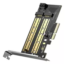 Tarjeta Pcie 3.0 X4 Con 2 Puertos M.2 Nvme Y M.2 Sata Ugreen