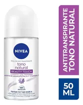 Nivea Beauty Touch Desodorante Tono Natural Aclarante 50 Ml Vitamina C Roll On