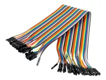 Cables Para Protoboard Hembra-hembra 20cm 40unidades