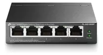 Switch De Mesa Gigabit De 5 Portas Com 4 Portas Poe+ Tp-link Tl-sg1005p