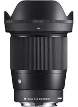 Lente Sigma 16 Mm F/1.4 Dc Dn Canon
