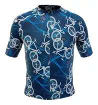 Camisa De Ciclismo Marcio May Funny Premium Waves And Bike