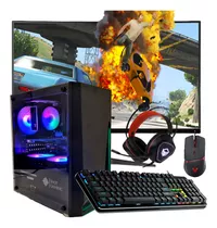 Pc Torre Gamer Amd - 16gb Ram - Ssd 480gb + Combo + Monitor