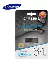 Memoria Usb 3.1 Samsung Bar Plus 64gb - 200mb/s