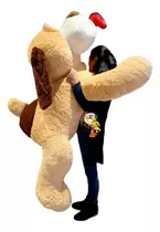 Perro De Peluche Super Suave Con Hueso Te Amo Gigante!!