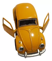 Carrinho De Ferro Fusca Clássico Miniatura 1:32 Coleção