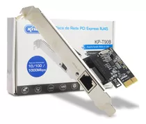 Placa De Rede Lan Rj45 Pci-express X1 10/100/1000mbps Pc