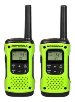 Radio Frs Motorola Talkabout T600 Con Linterna, 14 Canales Bandas De Frecuencia Frs 462-467 Mhz En Frecuencia Ultra Alta, Banda Uhf Color Verde Lima