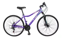 Mountain Bike Femenina S-pro Zero 3  2023 R27.5 21v Frenos De Disco Mecánico Cambios Shimano Tourney Tx50 Color Violeta Con Pie De Apoyo