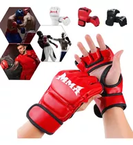 Guantes De Boxeo Con Entrenamiento De Medio Dedo Kickboxing