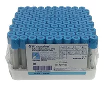 Tubos Bd Vacutainer Citrato Sodio 2.7ml - Tapa Celeste