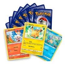 100 Cartas Pokemon Com 12 Brilhantes Garantido