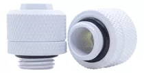 Fitting Mangueira Conector 3/8 G1/4 Branco P/ Water Cooler