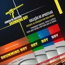 Coleção Curso De Bateria Drumming Boy/iniciante Ao Avançado