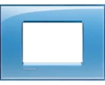 Placa Rectangular Color Azul Modelo Lna4803ad  Marca Bticino
