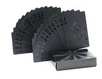 Baralho Deck Preto Negro Impermeável Poker Truco Cartas