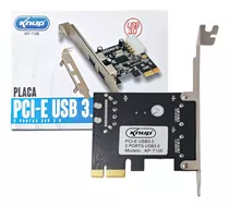 Placa Pci-e Com 2 Portas Usb 3.0 Plug And Play