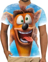 Camiseta Camisa Crash Bandicoot Games Jogos Infantil Ps1 04