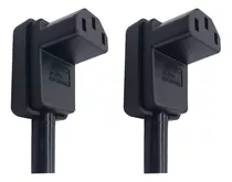 2pcs C13 Power Plug 90 Graus Iec 320 C13 Adapter Connector