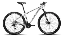 Bicicleta Aro 29 Alfameq Makan Freio Disco 21v Shimano Bike Cor Branco Tamanho Do Quadro 17