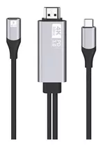 Cable Adaptador Tipo C A Hdmi 4k 60hz Con Usb C Con Soporte 