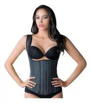 Waist Trainer Espalda Latex 4 Broches Original Colombia Faja