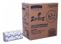 Kimberly-clark Sanitas Pack 20x100 Doble Hoja