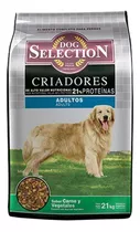 Alimento Dog Selection Criadores Para Perro Adulto De Raza Mediana Y Grande Sabor Carne Y Vegetales En Bolsa De 21kg