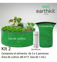 Earthkit - Kit 2 Composta Y Cultiva Fácil