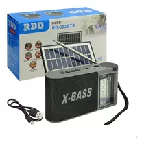 Radio Solar Bluetooth Tipo Parlante Recargable  Fm-am