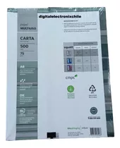 Resma Carta Equalit 500 Hojas 75 Gr Para Impresora Calidad