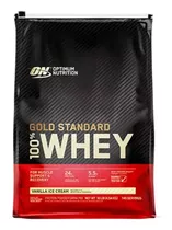 Suplemento En Polvo Optimum Nutrition  Proteína Gold Standard 100% Whey Proteína Sabor Vanilla Ice Cream En Bolsa De 4.54kg