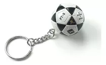 Chaveiro Bola De Futevolei Ft-5 Mikasa Cor Preto/branco