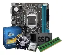 Kit Upgrade I5 3470 + Placa Mãe + Cooler + 16gb + Ssd 480gb Cor Preto