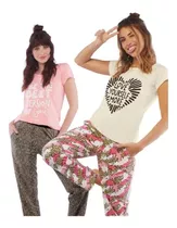 Pantalon Pijama So Pink Mujer De Algodon Variedad De Diseños