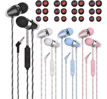 4 Paquetes De Auriculares Auriculares De Color Auriculare...