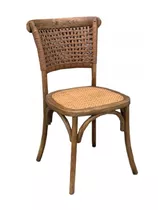 Silla Cross Madera Vintage Ratan Thonet Emuebles