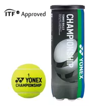 Pelota De Tenis Championship X3 Black Yonex Itf Approved