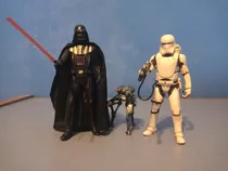 Lote Muñecos De Colección Star Wars:darth Vader Y Trooper 