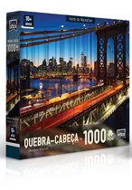 Quebra-cabeça: Paisag Noturnas Ponte De Manhattan 1000 Peças