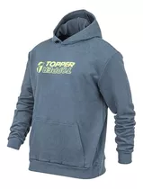 Buzo Topper Hoodie Rtc Comfy Gris Lima Niño