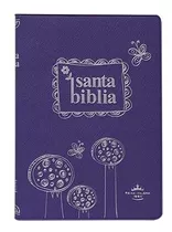 Biblia Reina Valera 1960 Económica Mediana Violeta, Plateado